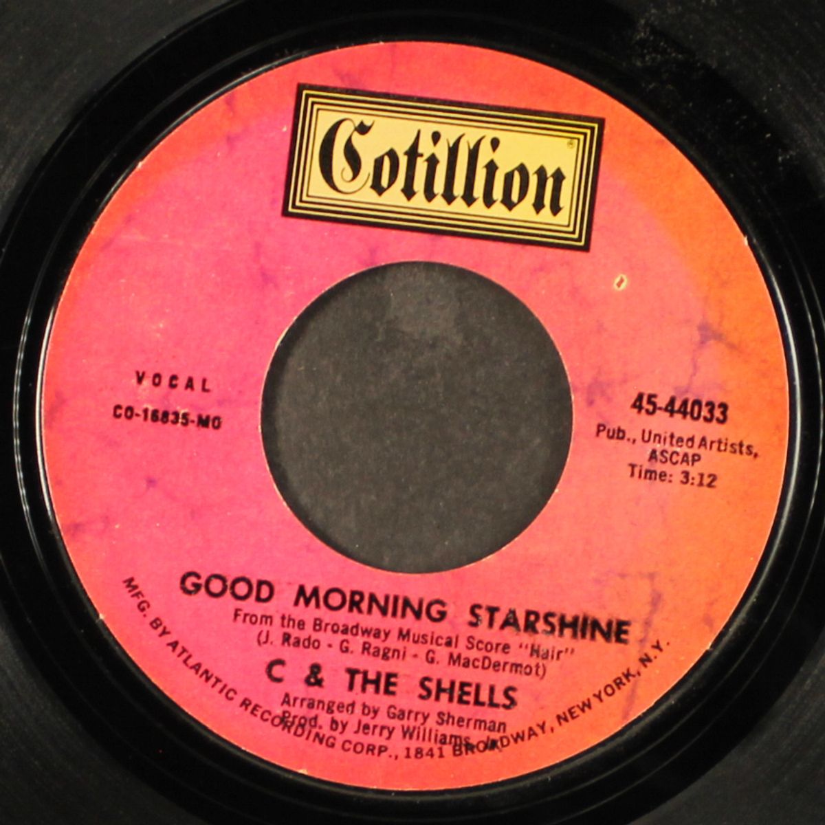 on your way home / good morning starshine by C & SHELLS
