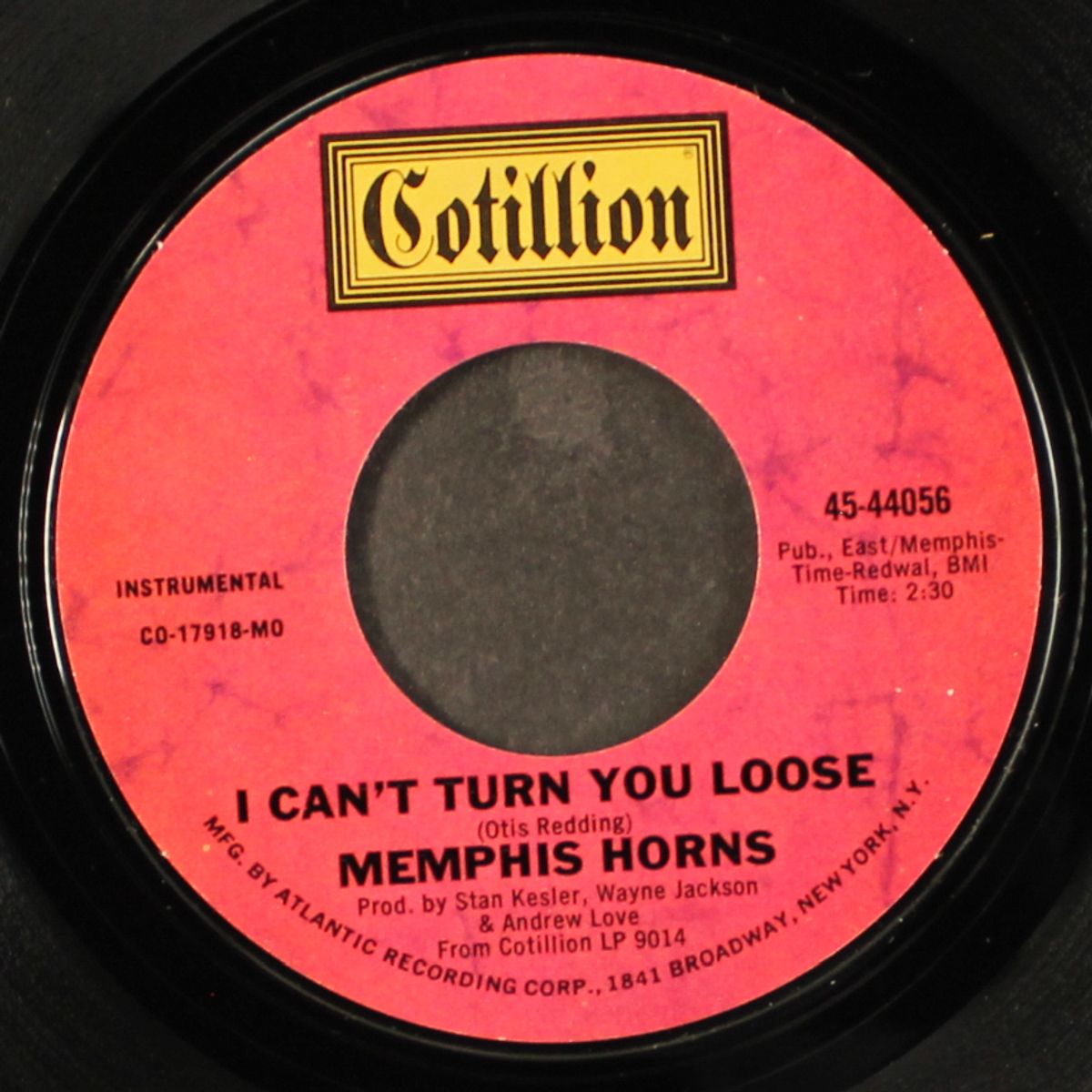 i can't turn you loose / time by MEMPHIS HORNS