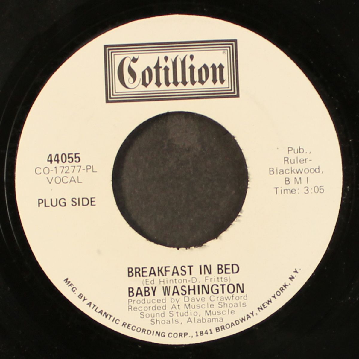 what becomes of a broken heart / breakfast in bed by BABY WASHINGTON