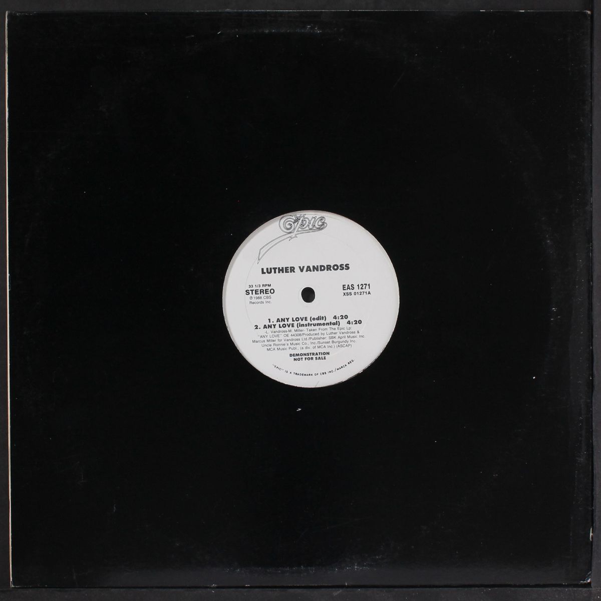 any love / short & instro by LUTHER VANDROSS