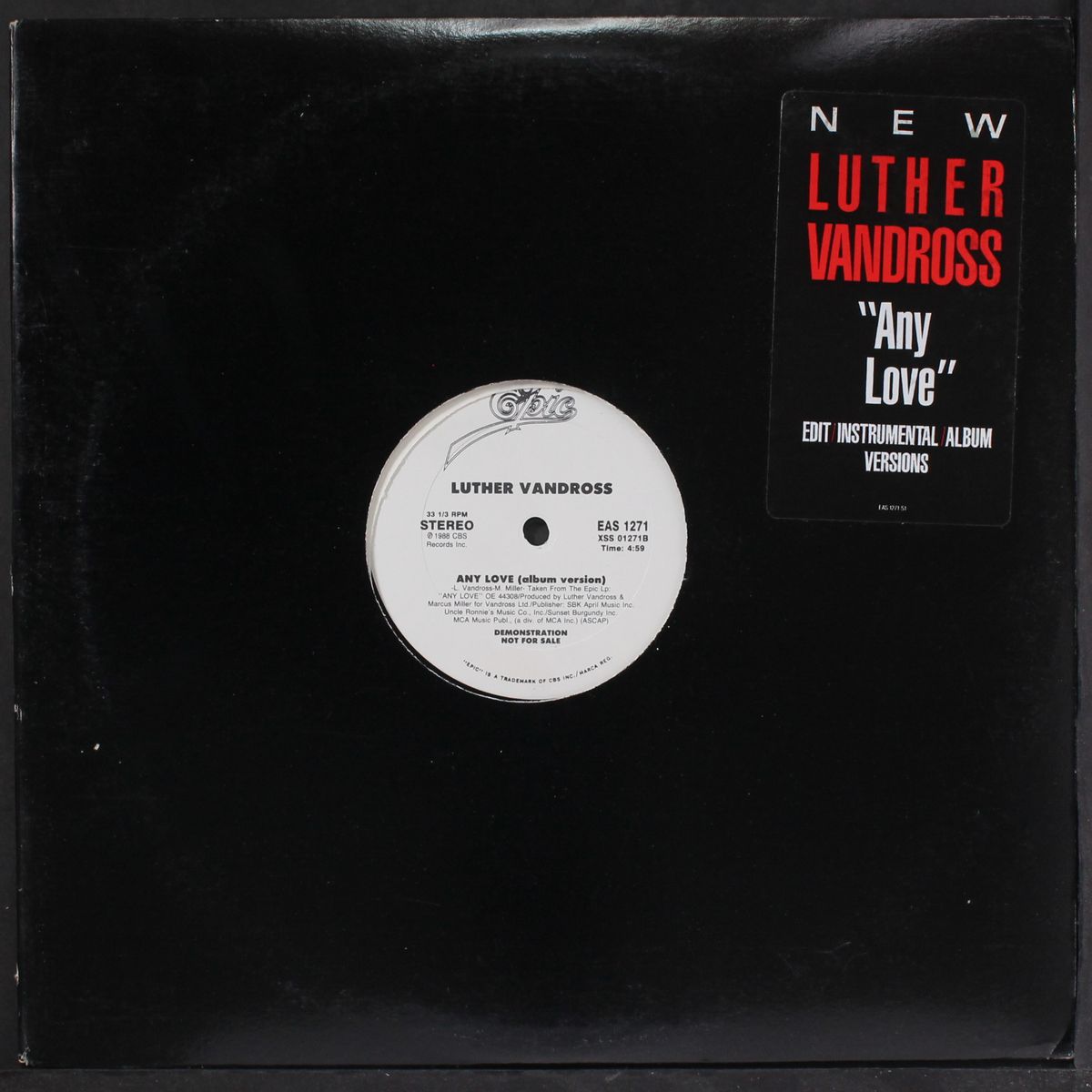 any love / short & instro by LUTHER VANDROSS