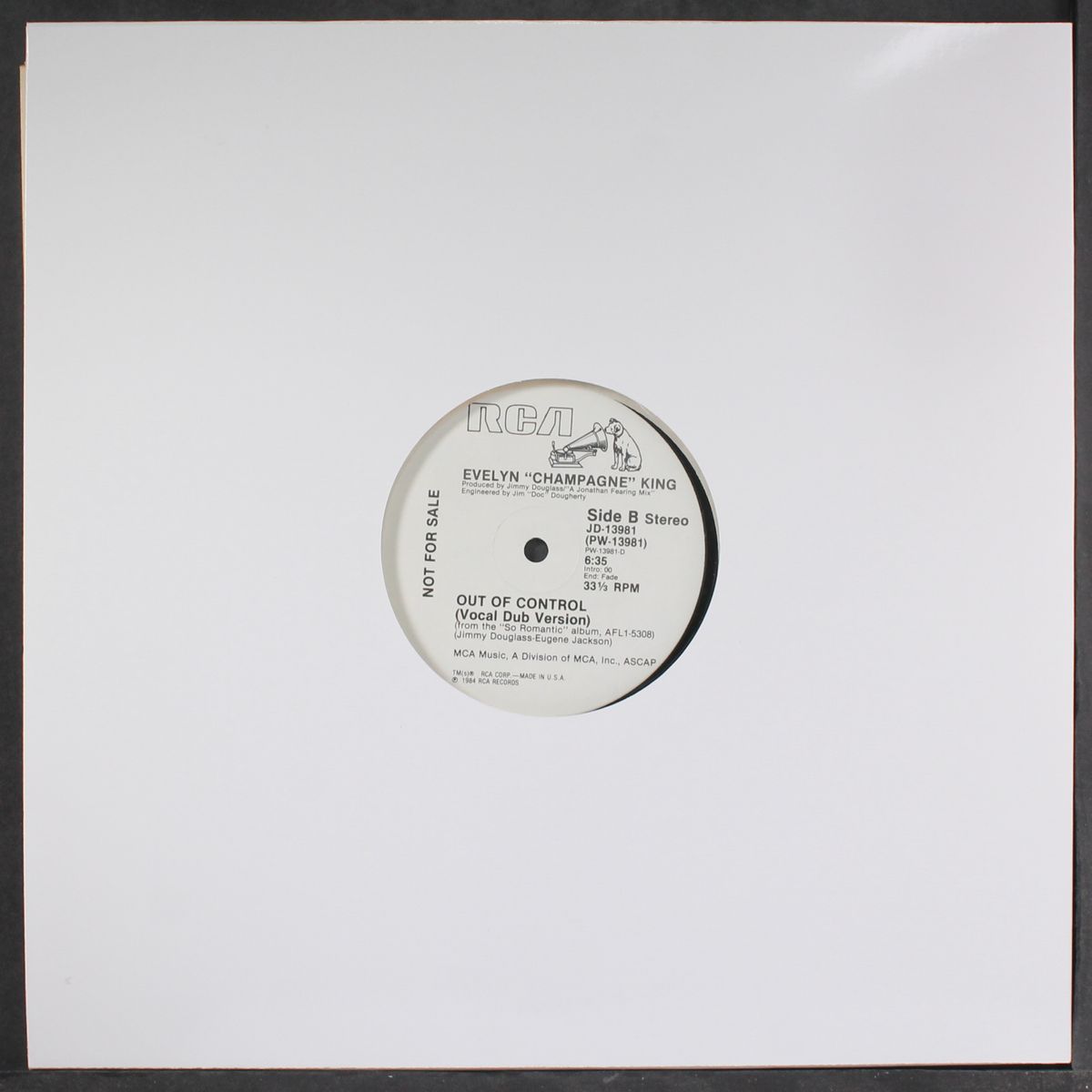 out of control / vocal dub by EVELYN 'CHAMPAGNE' KING