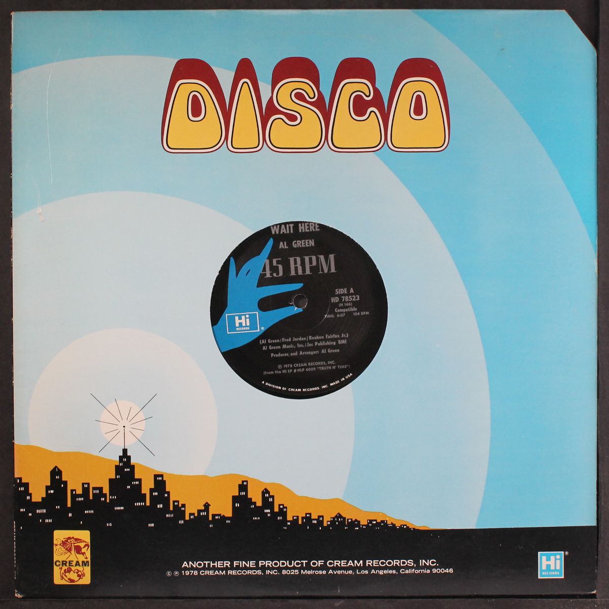 to sir with love / wait here by AL GREEN