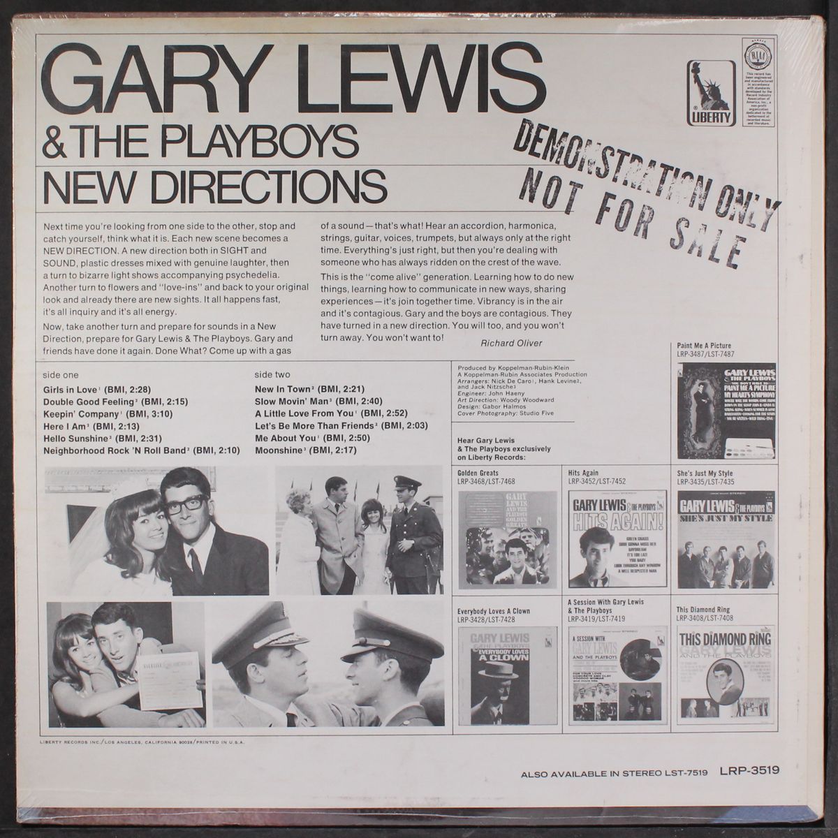 new directions by GARY LEWIS & PLAYBOYS