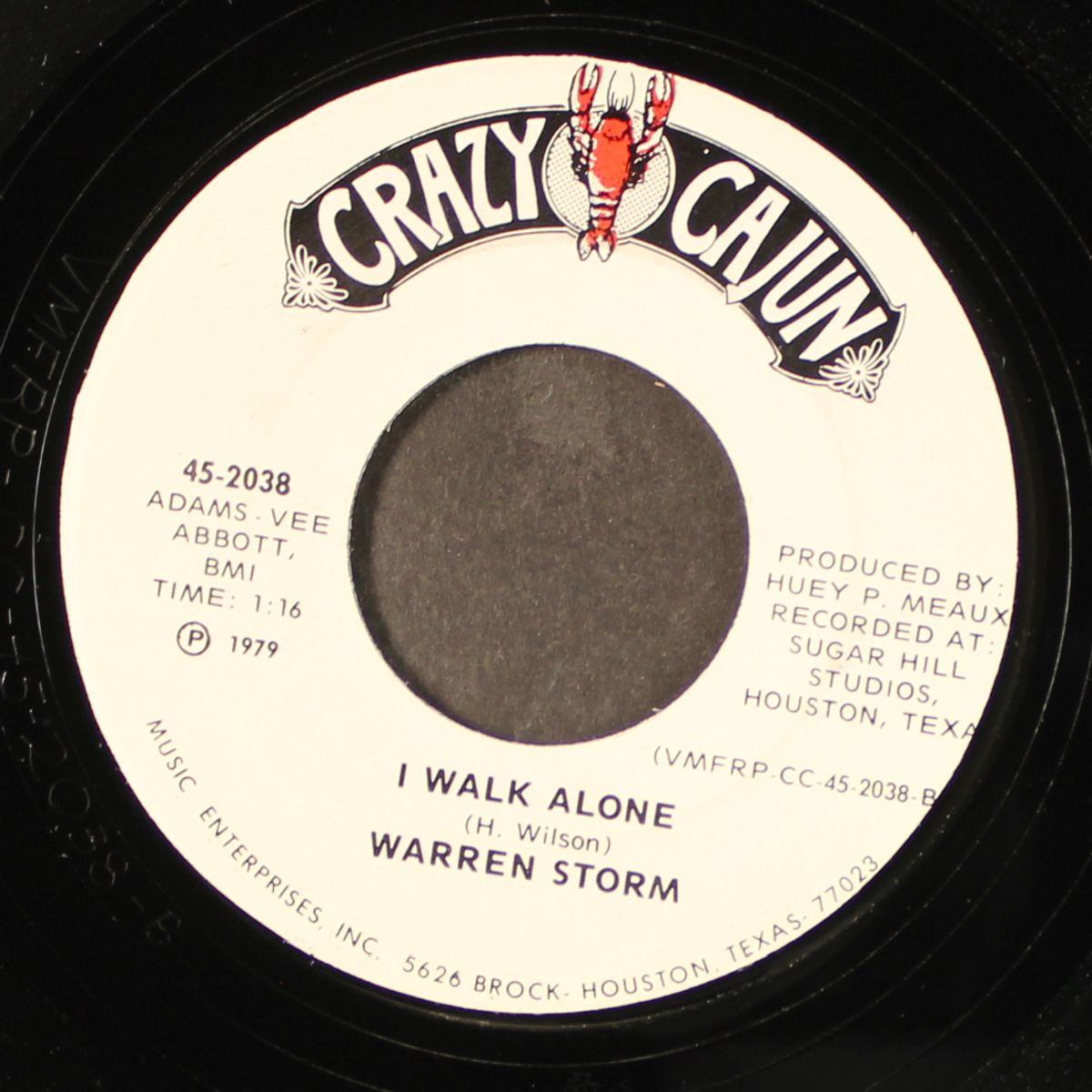 (take my advice) don't fall in love / i walk alone by WARREN STORM