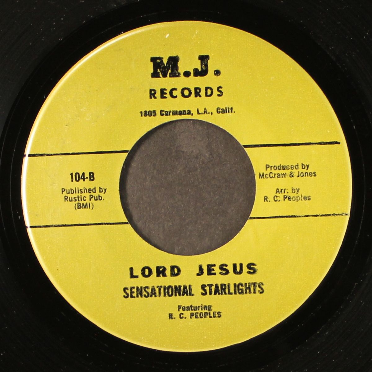 eveywhere i go / lord jesus by SENSATIONAL STARLIGHTS