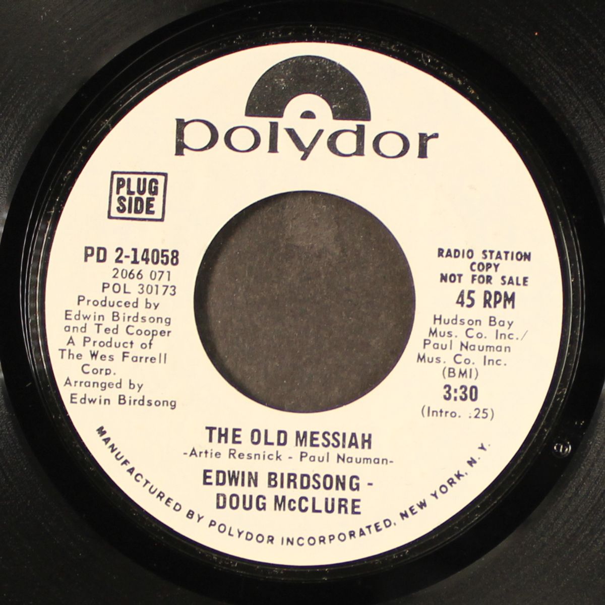 the old messiah / use what you got by EDWIN BIRDSONG & DOUG MC CLURE