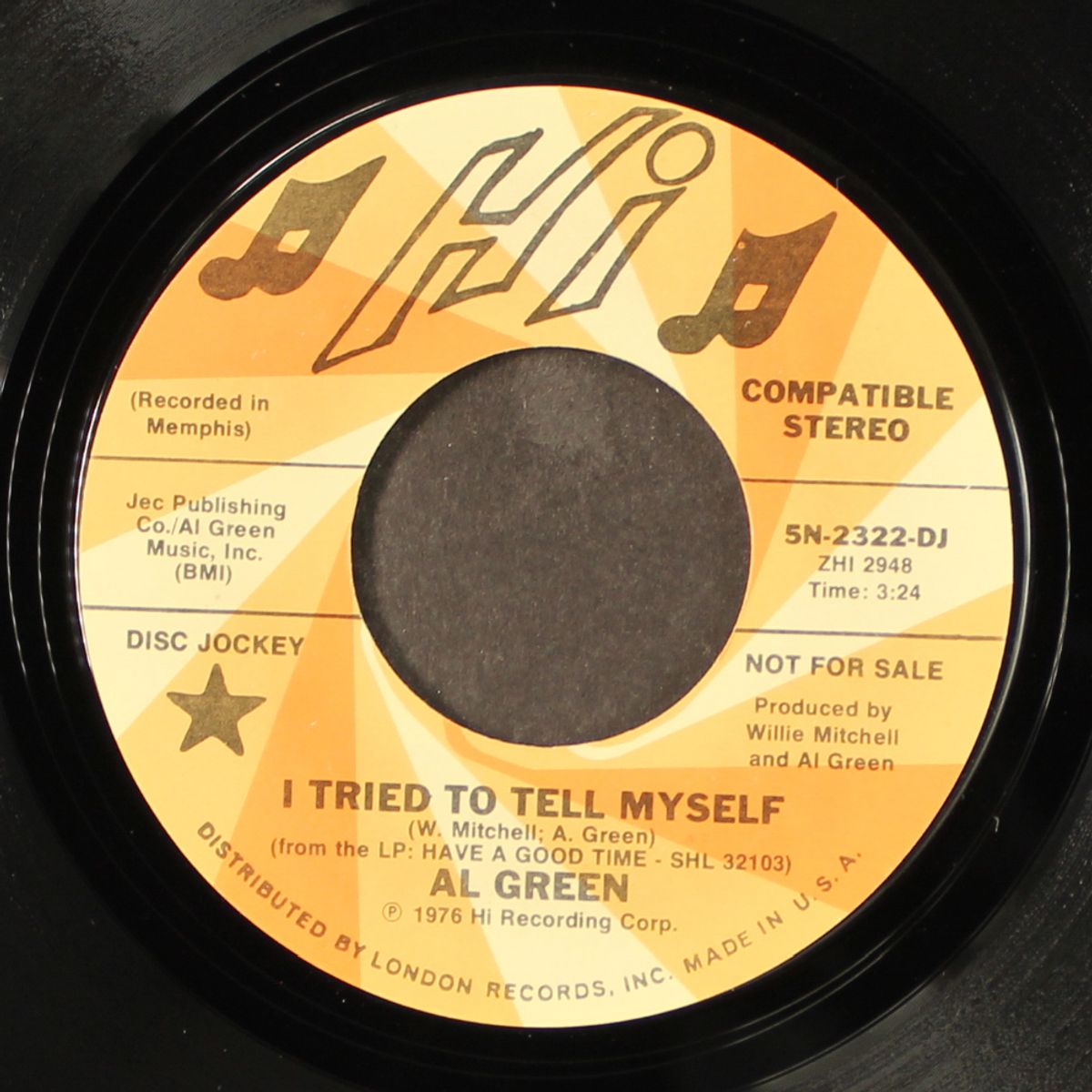i tried to tell myself / same by AL GREEN