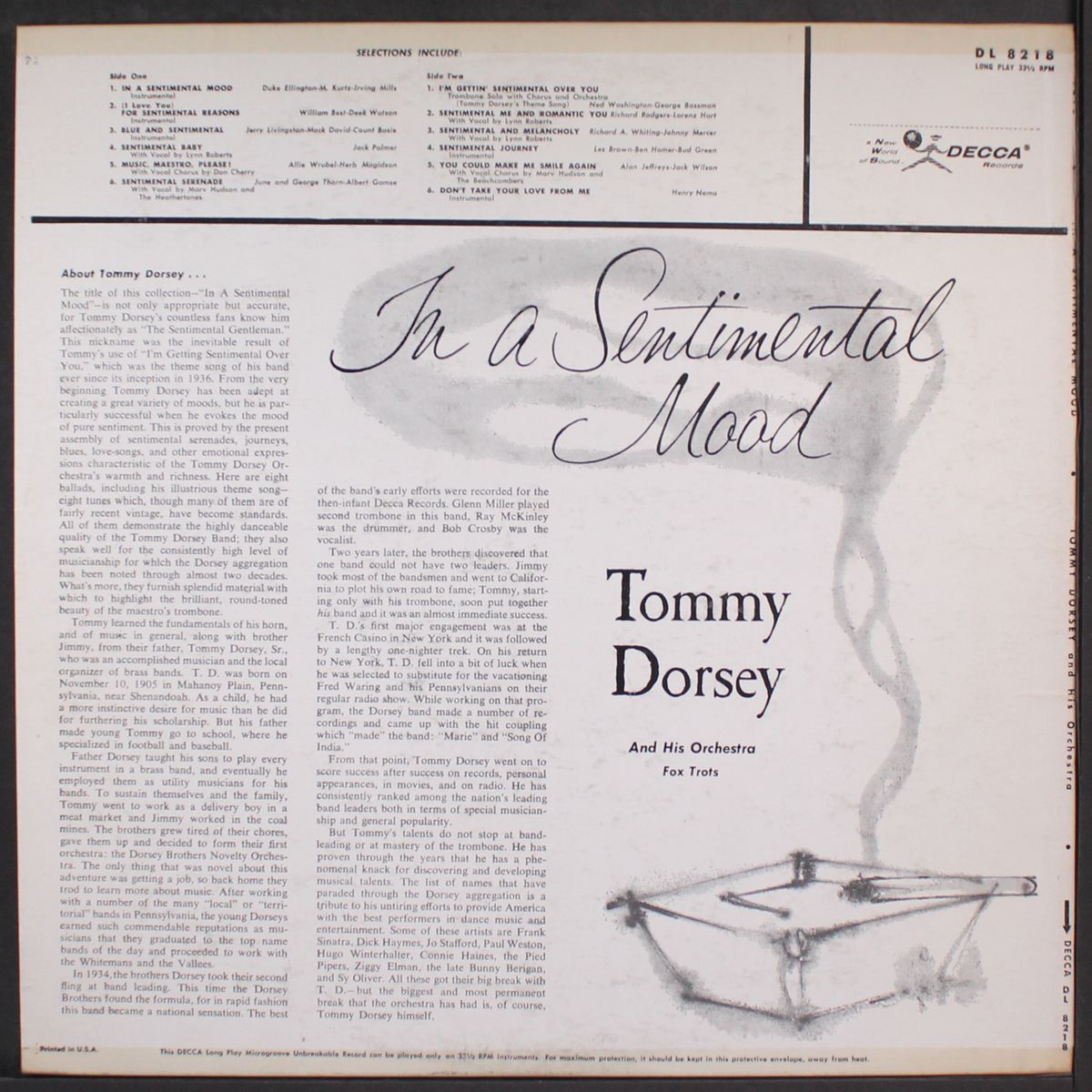 in a sentimental mood by TOMMY DORSEY