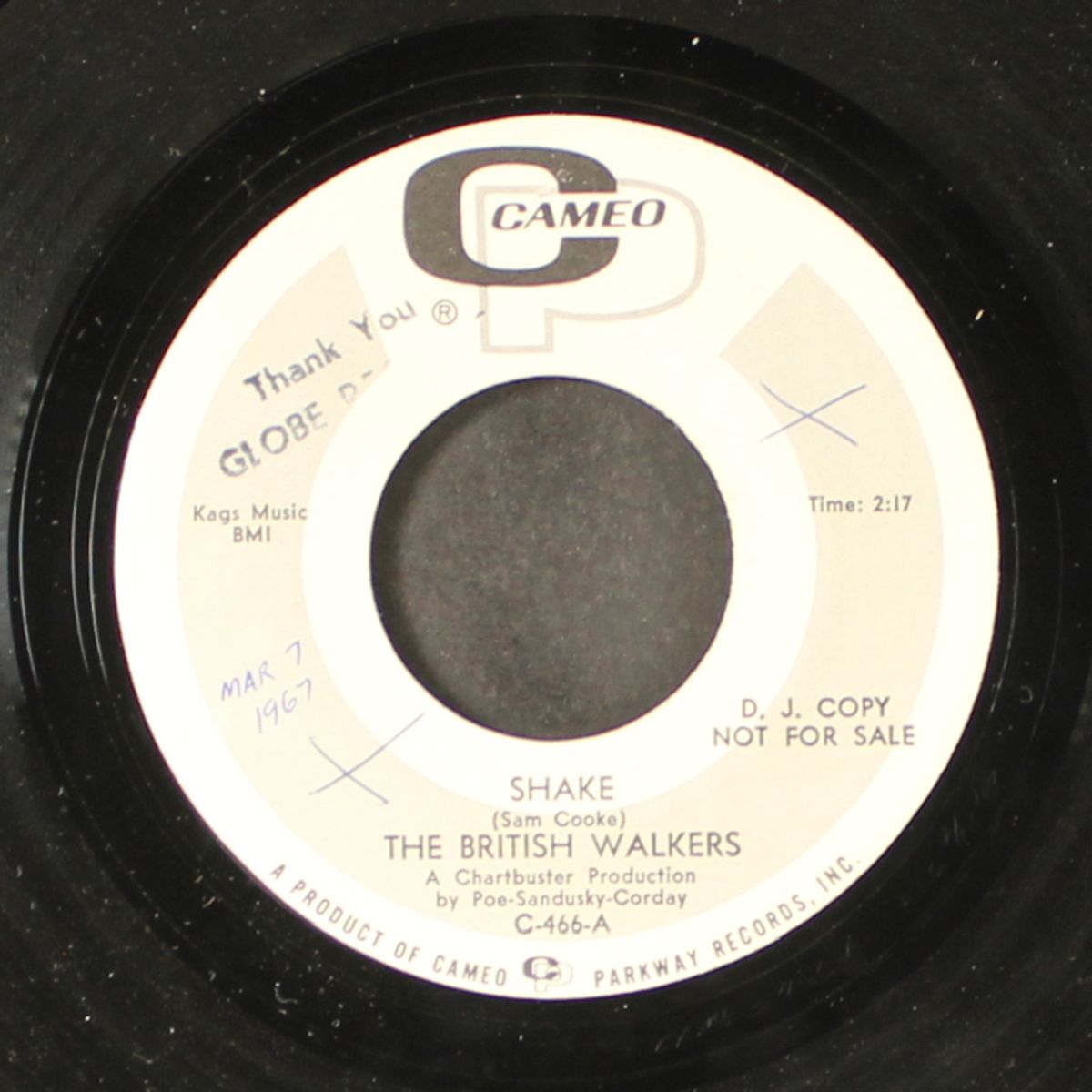 shake / that was yesterday by BRITISH WALKERS