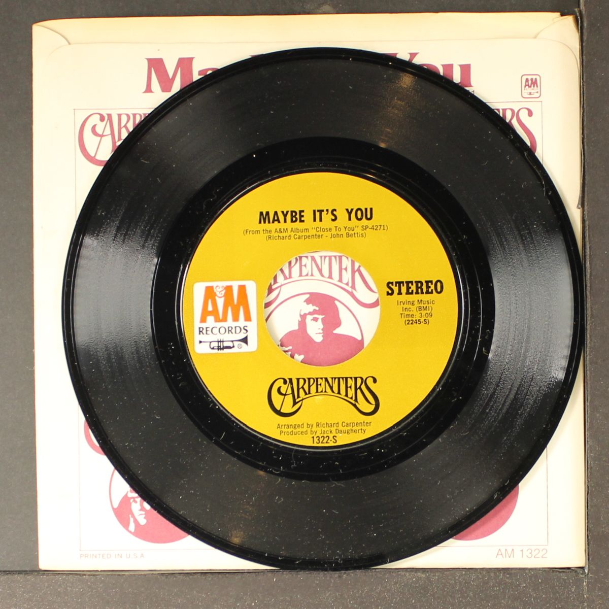 hurting each other / maybe it's you by CARPENTERS