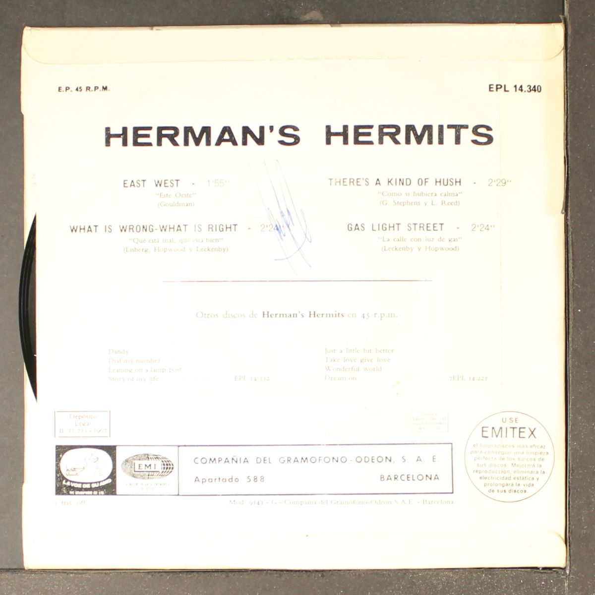 east west + 3 by HERMAN'S HERMITS