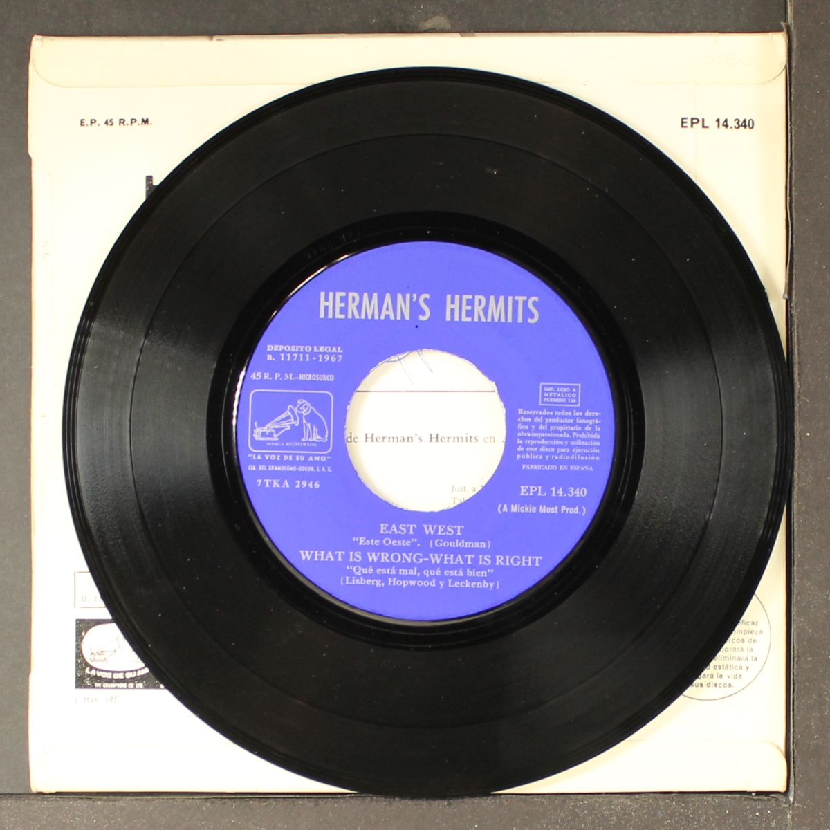 east west + 3 by HERMAN'S HERMITS