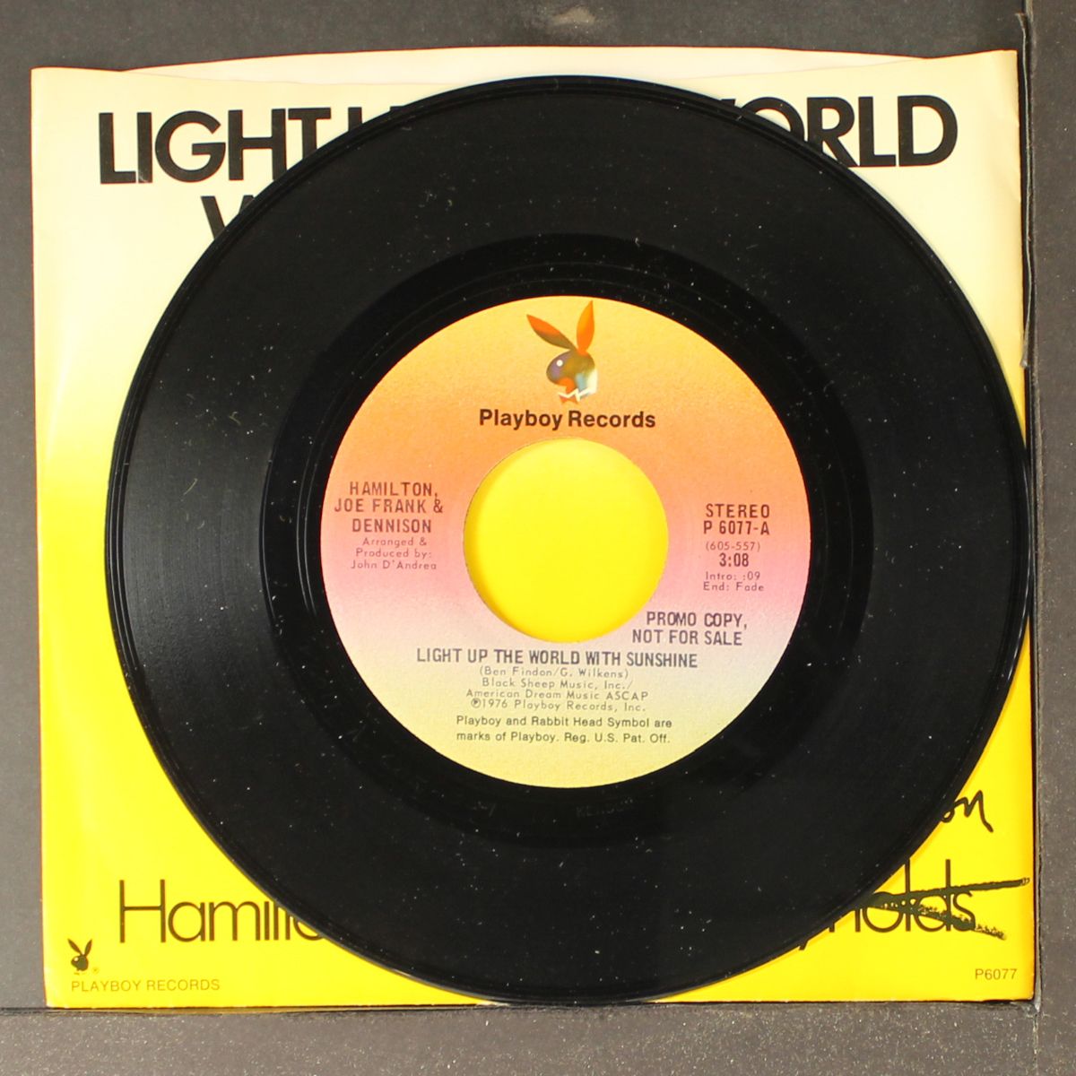 light up the world with sunshine by HAMILTON, JOE FRANK & DENNISON