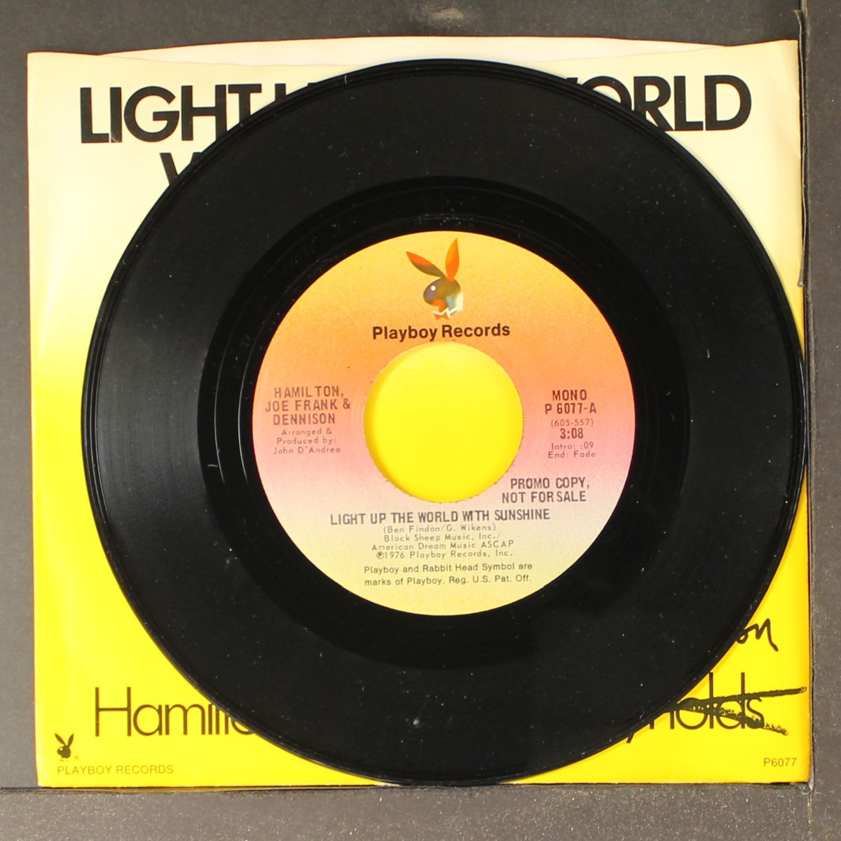 light up the world with sunshine by HAMILTON, JOE FRANK & DENNISON