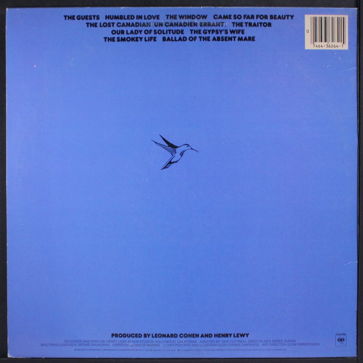 recent songs by LEONARD COHEN