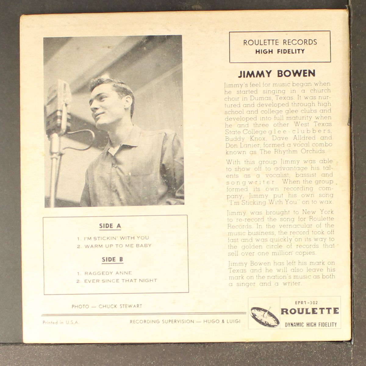jimmy bowen by JIMMY BOWEN