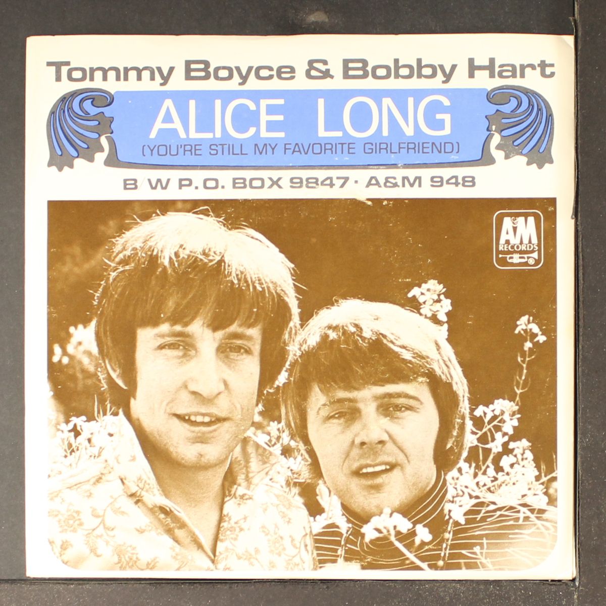 alice long by TOMMY BOYCE & BOBBY HART