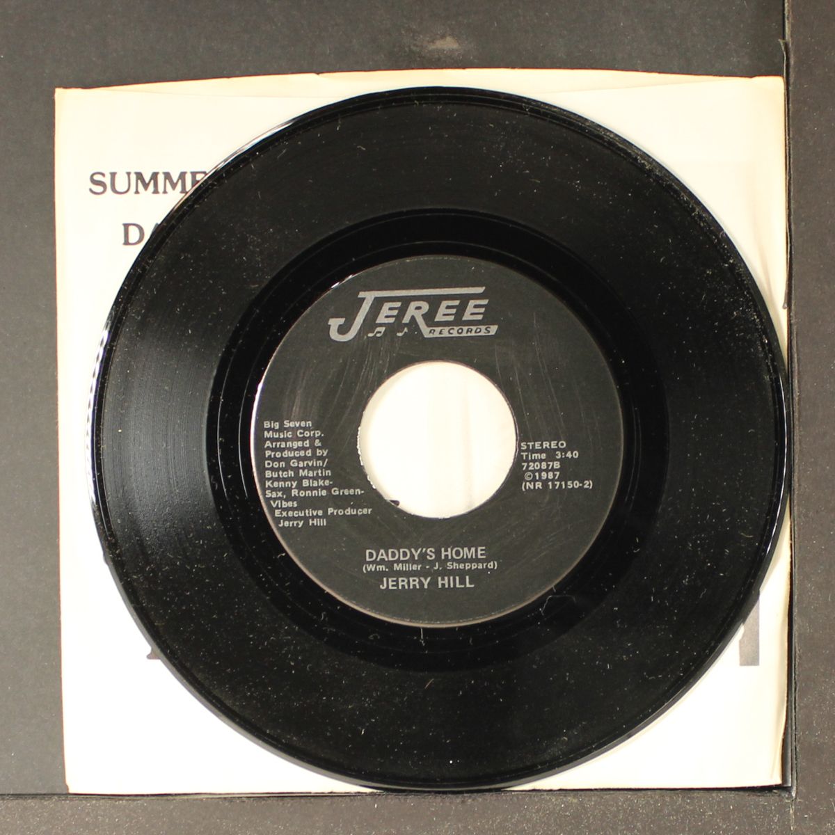 summertime love / daddy's home by JERRY HILL