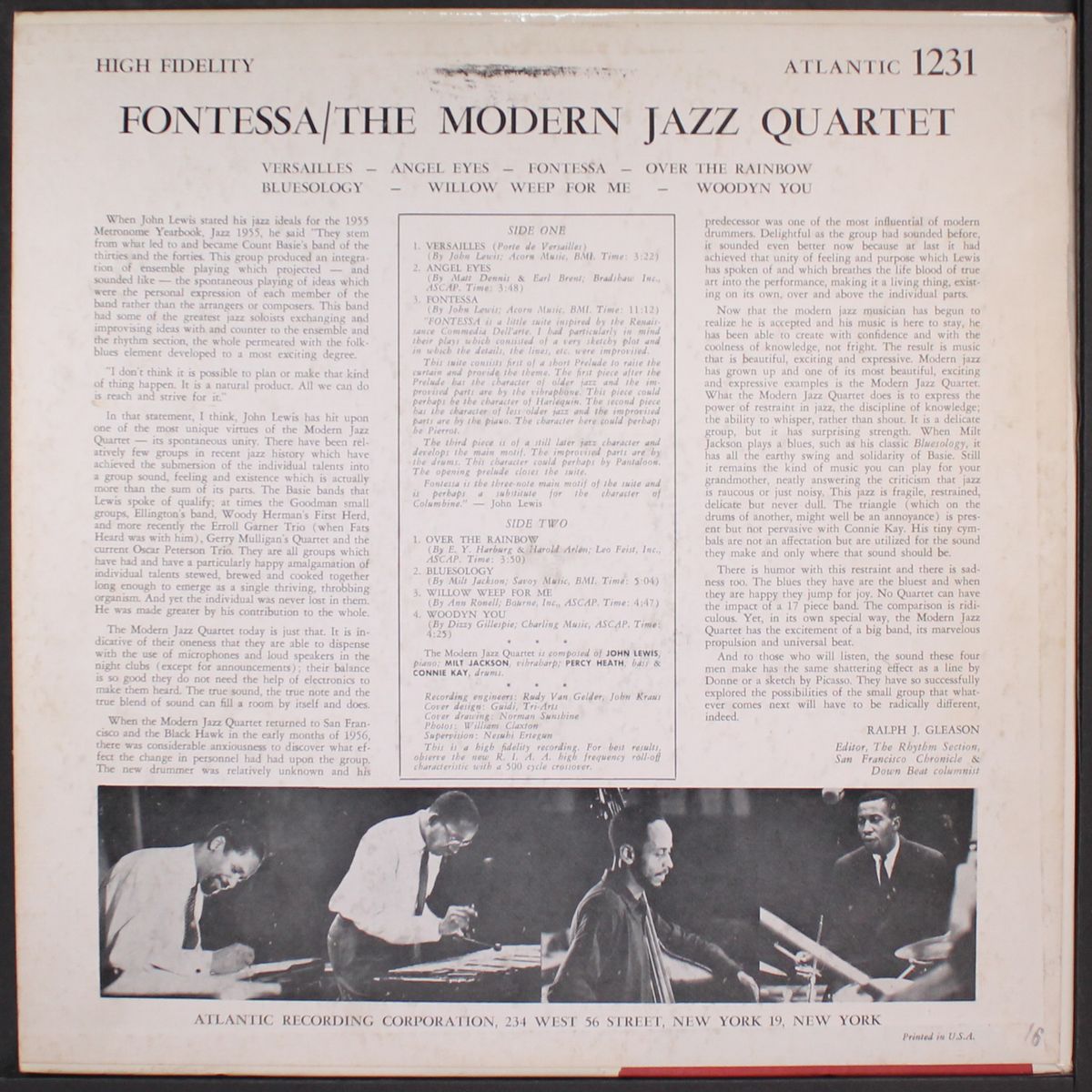 fontessa by MODERN JAZZ QUARTET