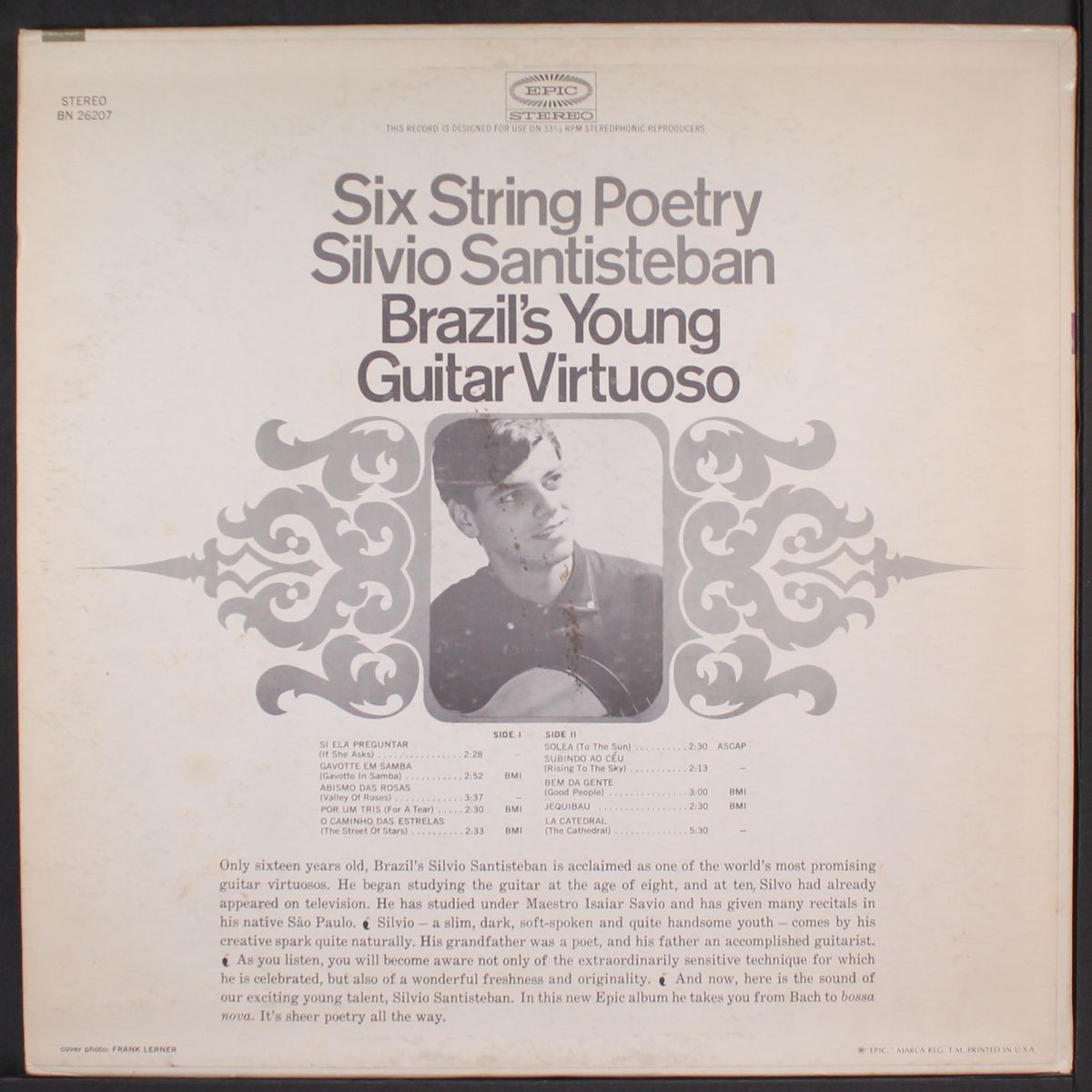 six string poetry by SILVIO SANTISTEBAN
