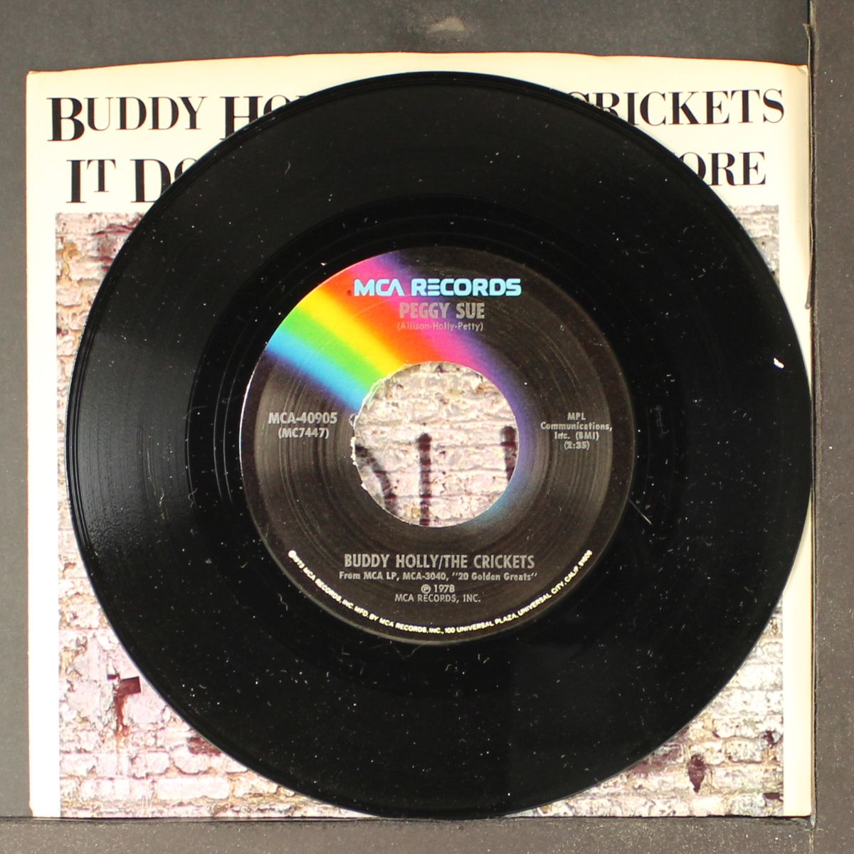 it doesn't matter anymore / peggy sue by BUDDY HOLLY