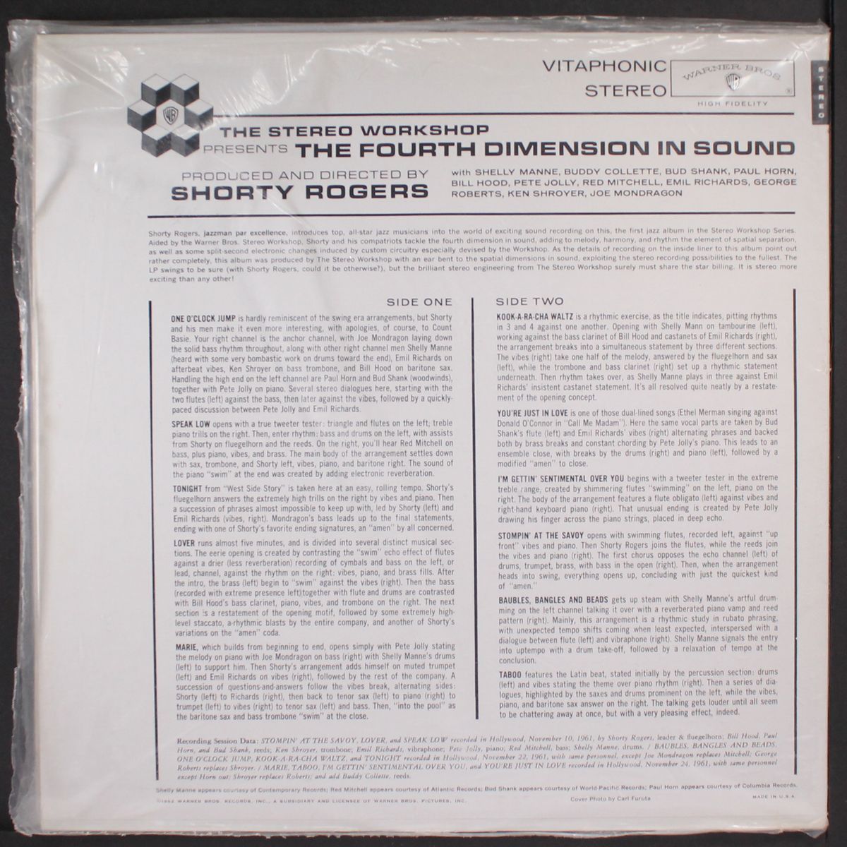 fourth dimension in sound by SHORTY ROGERS