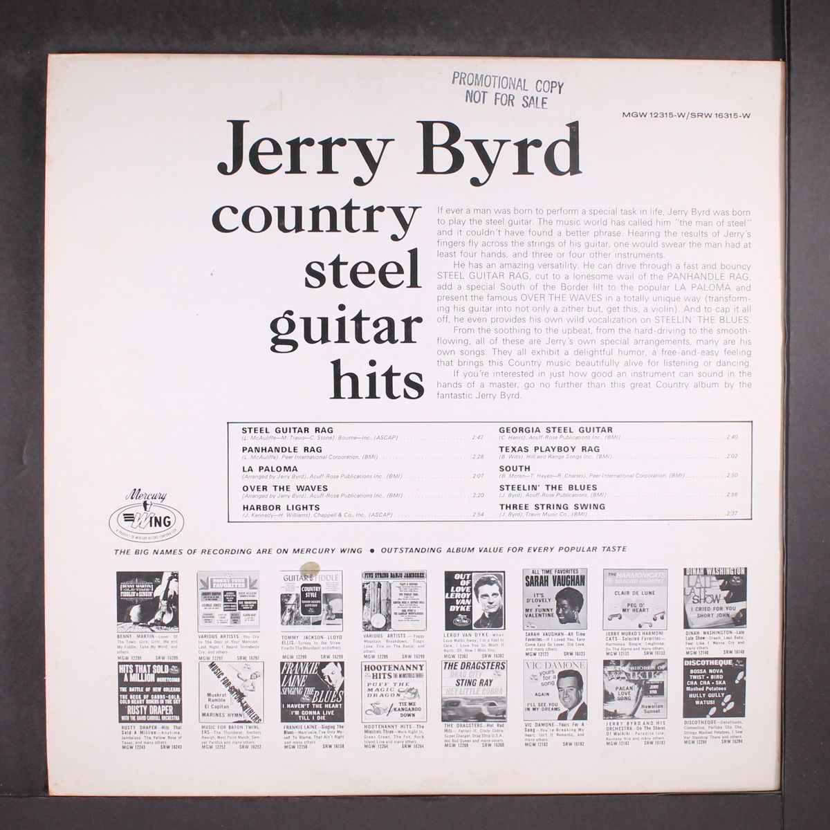 country steel guitar hits by JERRY BYRD