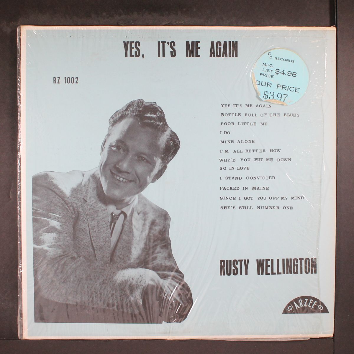 yes, it's me again by RUSTY WELLINGTON