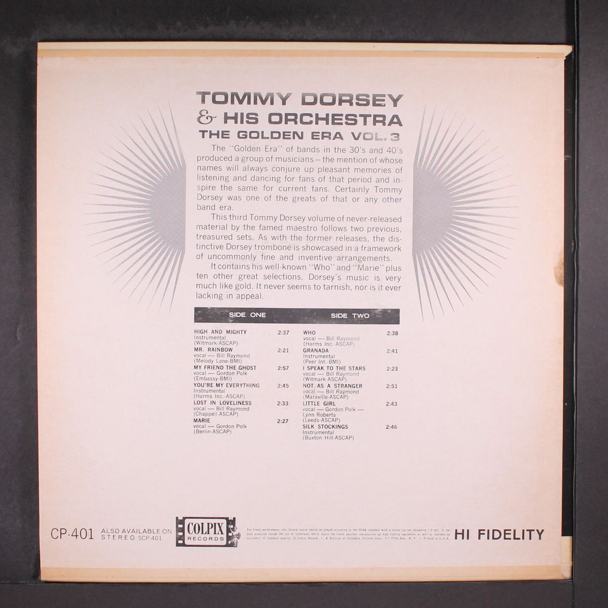 the golden era, vol 3 by TOMMY DORSEY