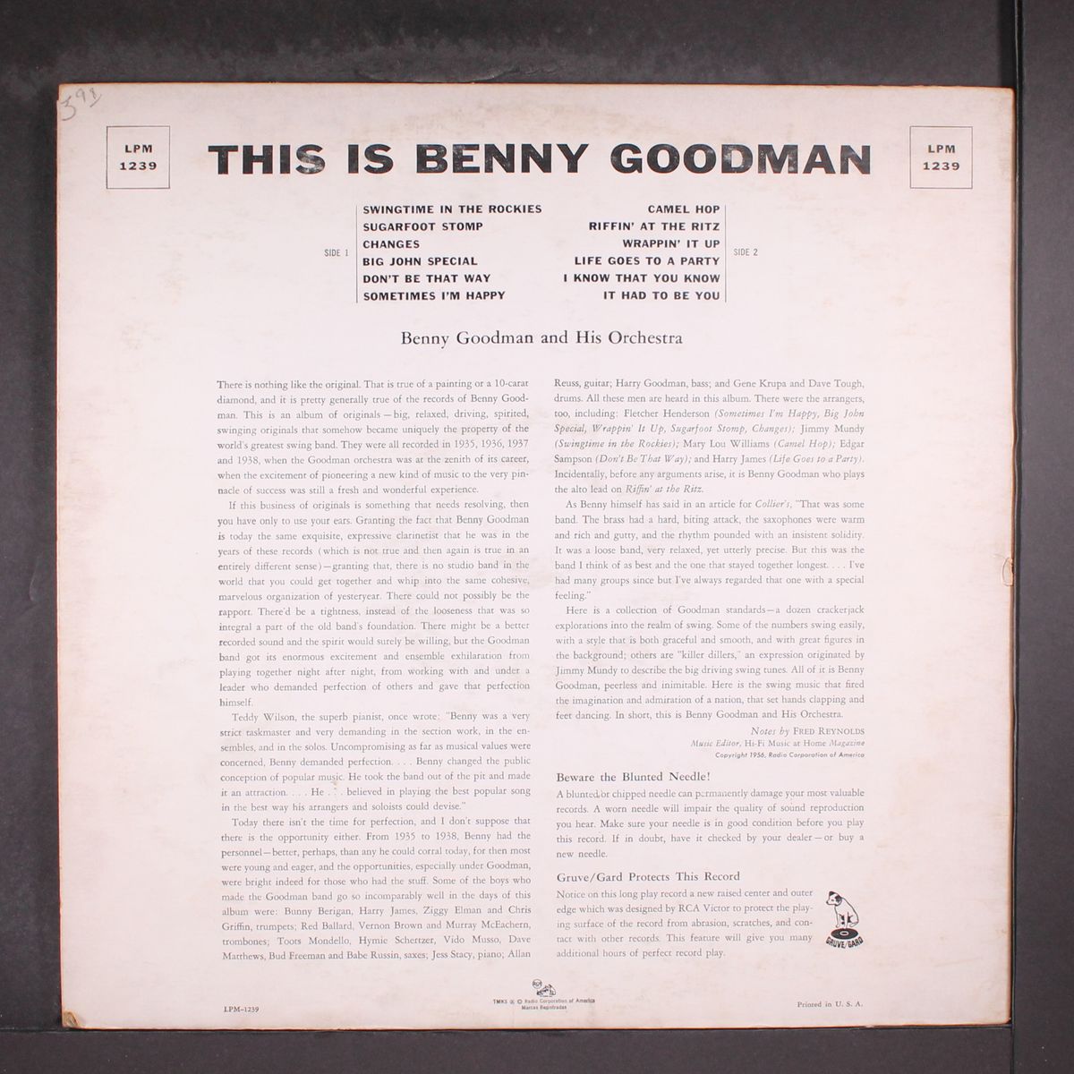 this is by BENNY GOODMAN