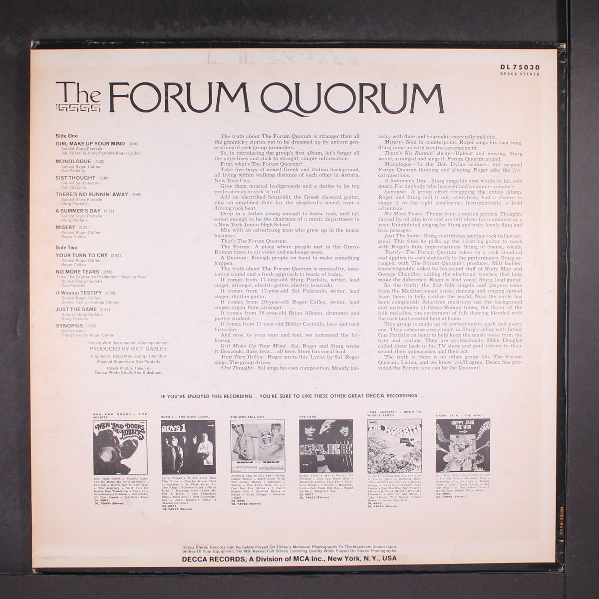 the forum quorum by FORUM QUORUM