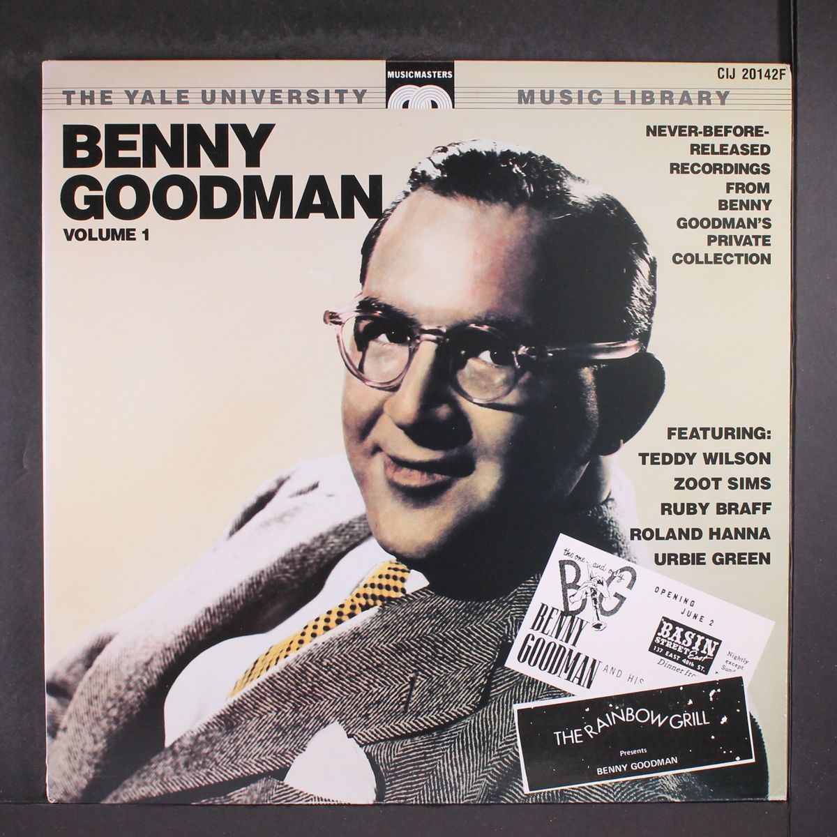 the yale university music library vol. 1 by BENNY GOODMAN