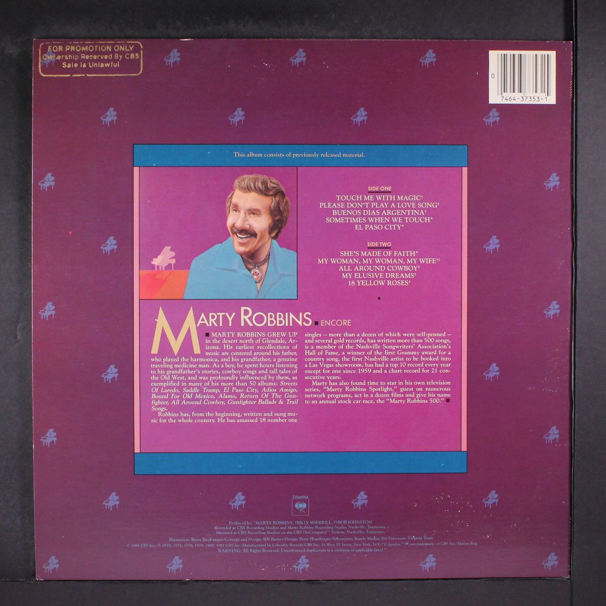 encore by MARTY ROBBINS
