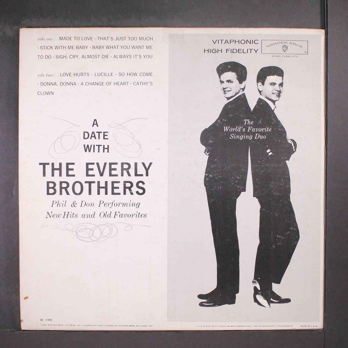 a date with the everly brothers by EVERLY BROTHERS