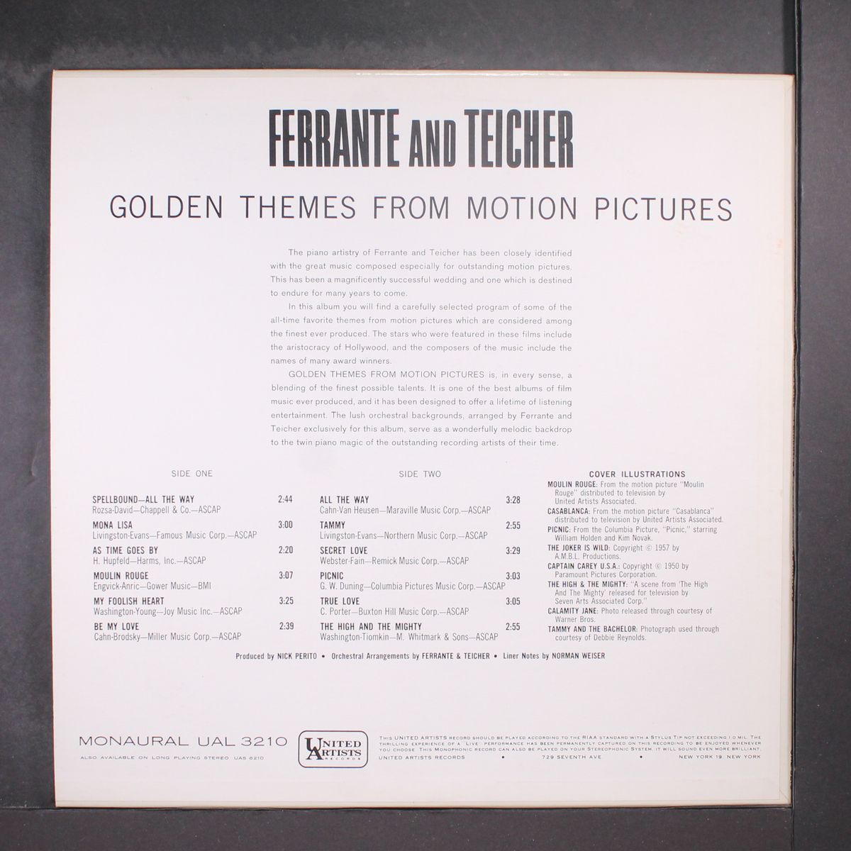 golden themes from motion pictures by FERRANTE & TEICHER