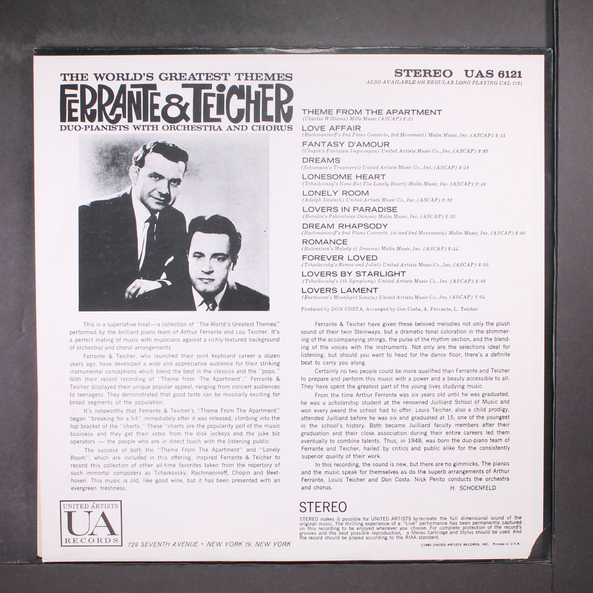 the world's greatest themes by FERRANTE & TEICHER