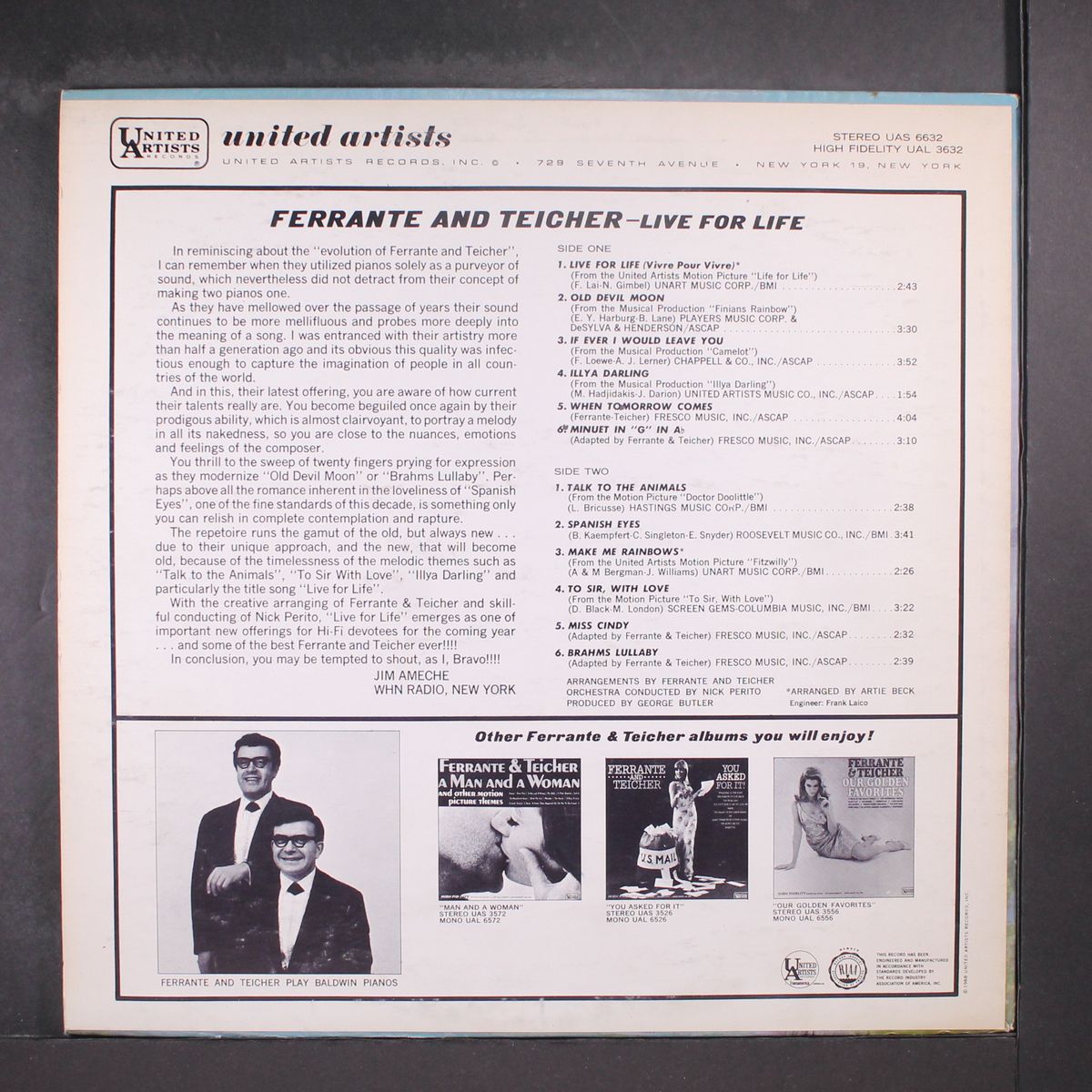 live for life by FERRANTE & TEICHER