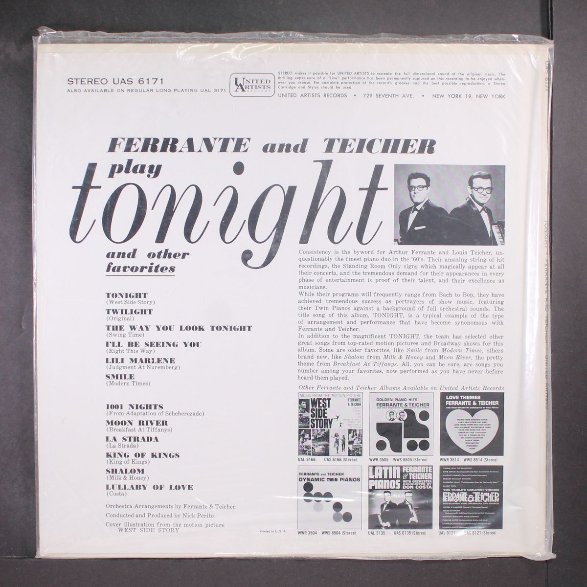 tonight by FERRANTE & TEICHER