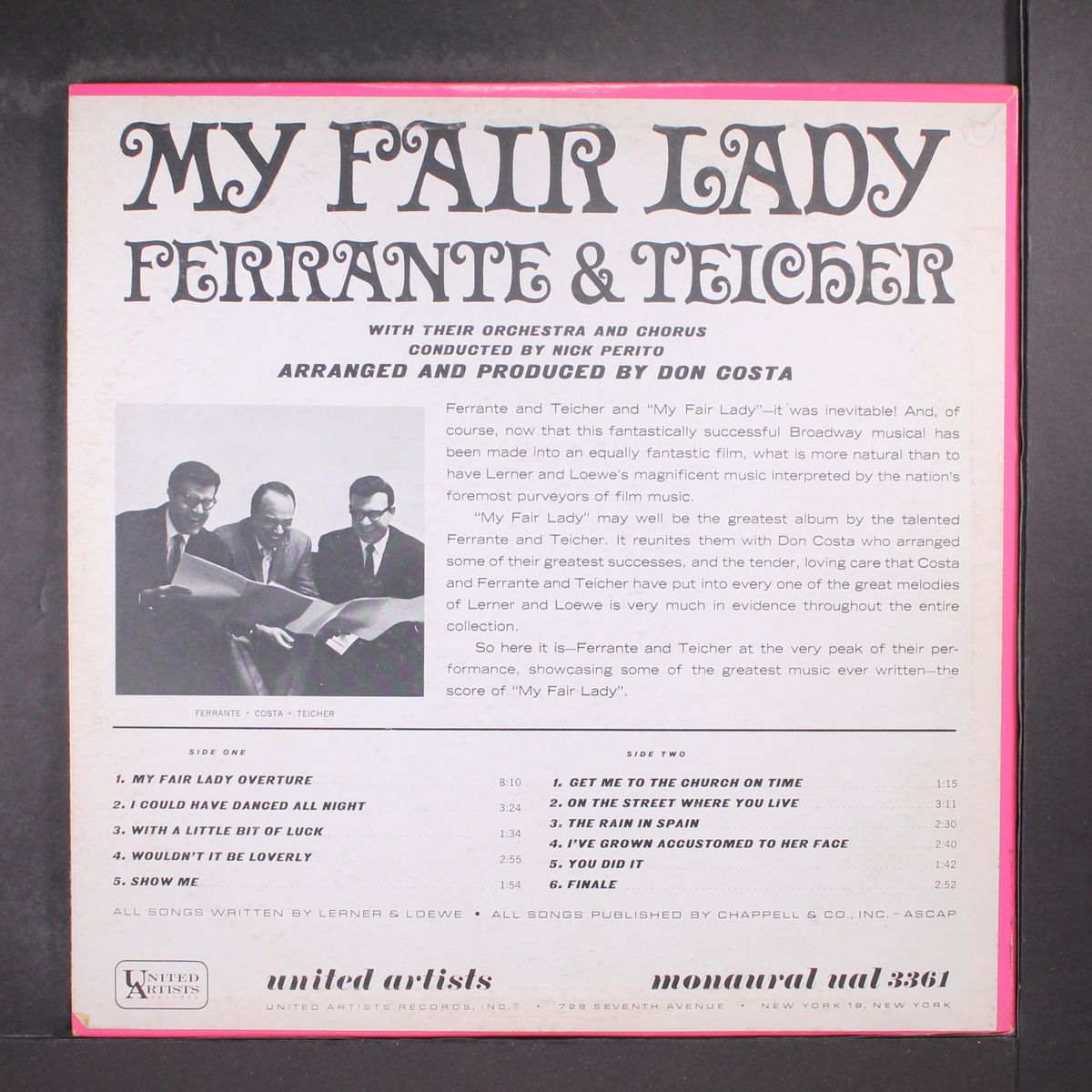 my fair lady by FERRANTE & TEICHER