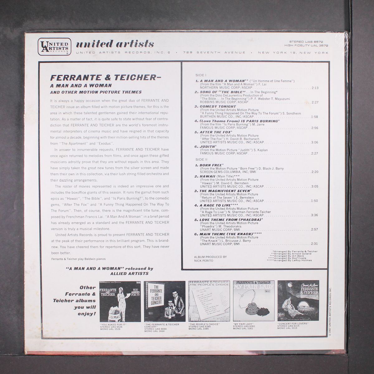 a man and a woman & other themes by FERRANTE & TEICHER