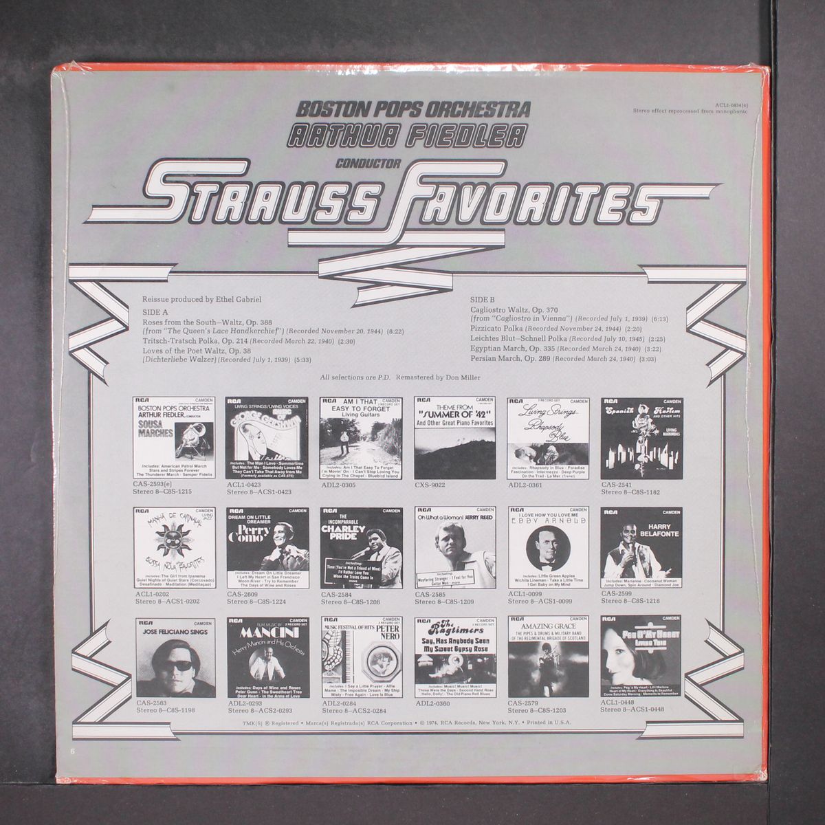 strauss favorites by ARTHUR FIEDLER & BOSTON POPS