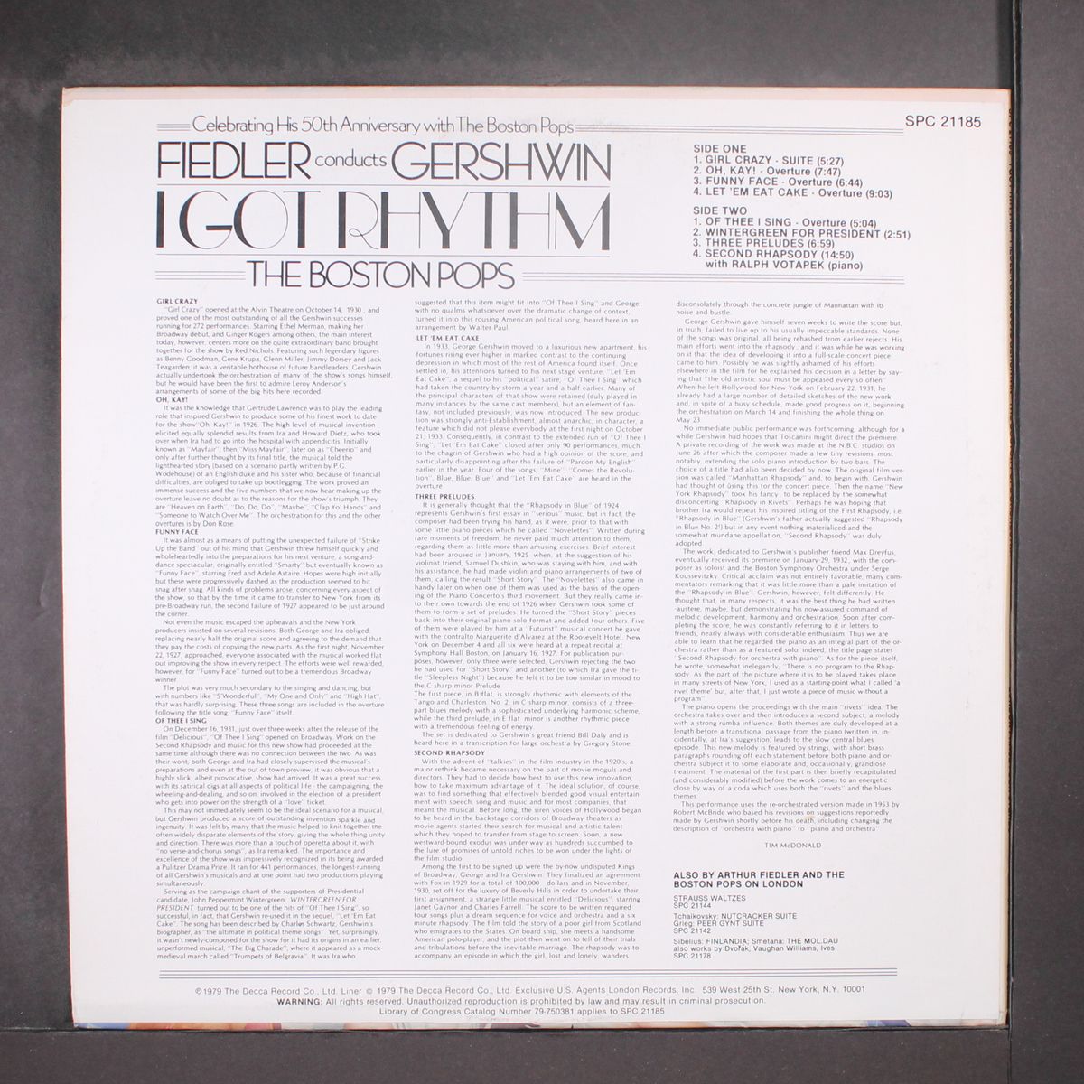 i got rhythm by ARTHUR FIEDLER & BOSTON POPS