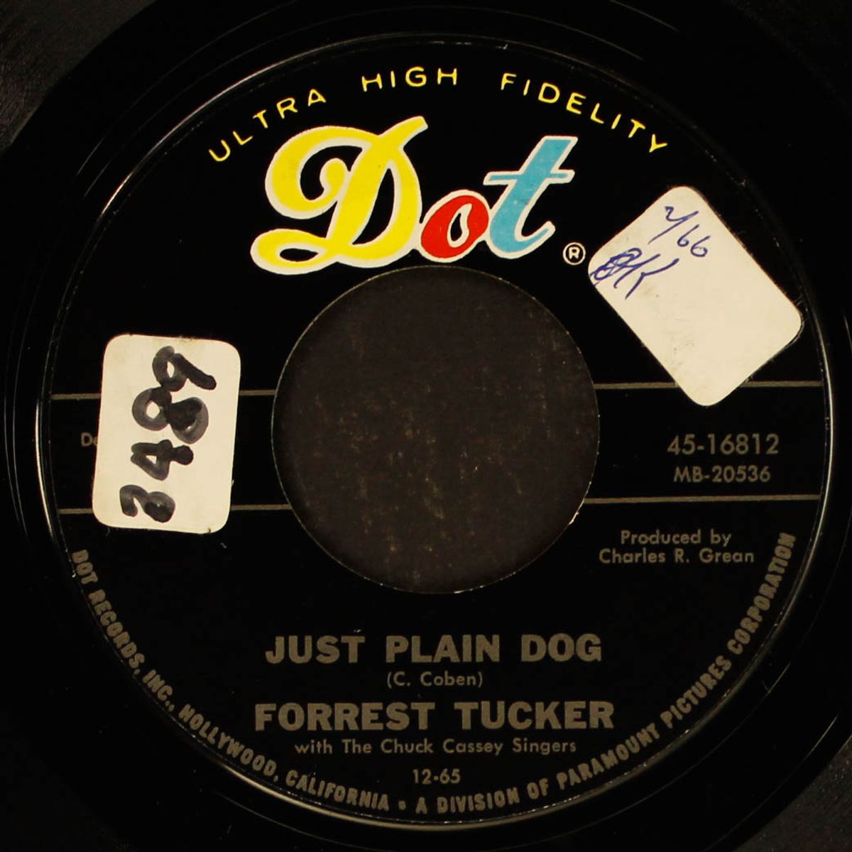 dan's girl / just plain dog by FORREST TUCKER