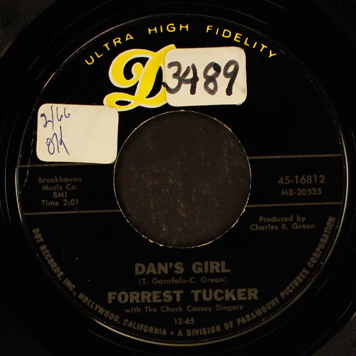 dan's girl / just plain dog by FORREST TUCKER