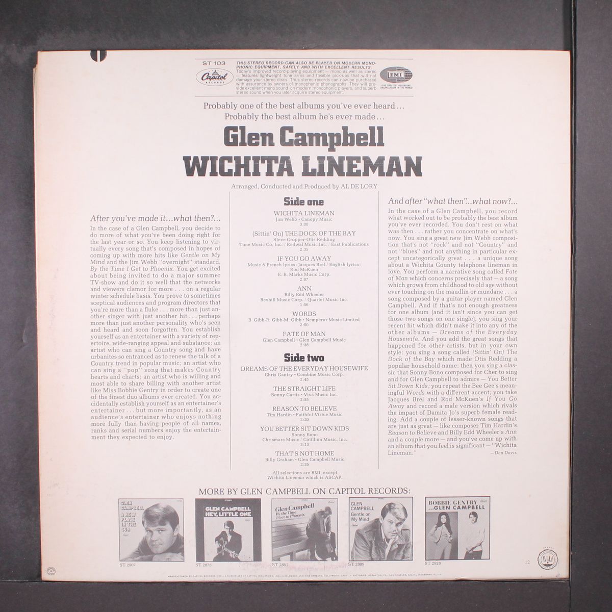 wichita lineman by GLEN CAMPBELL
