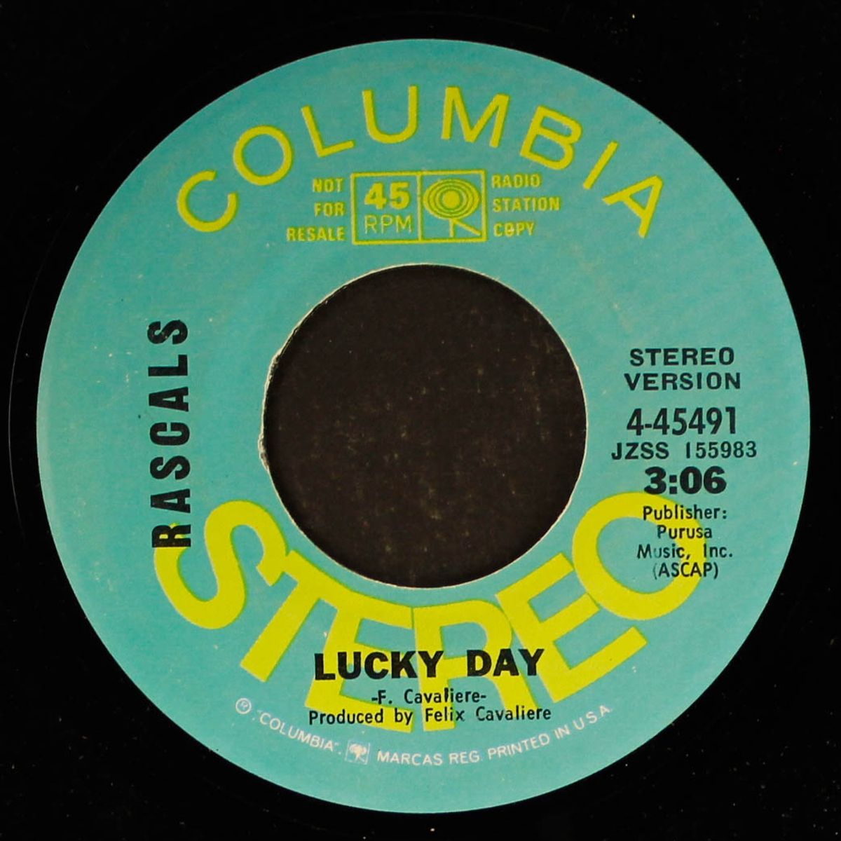lucky day / same by RASCALS