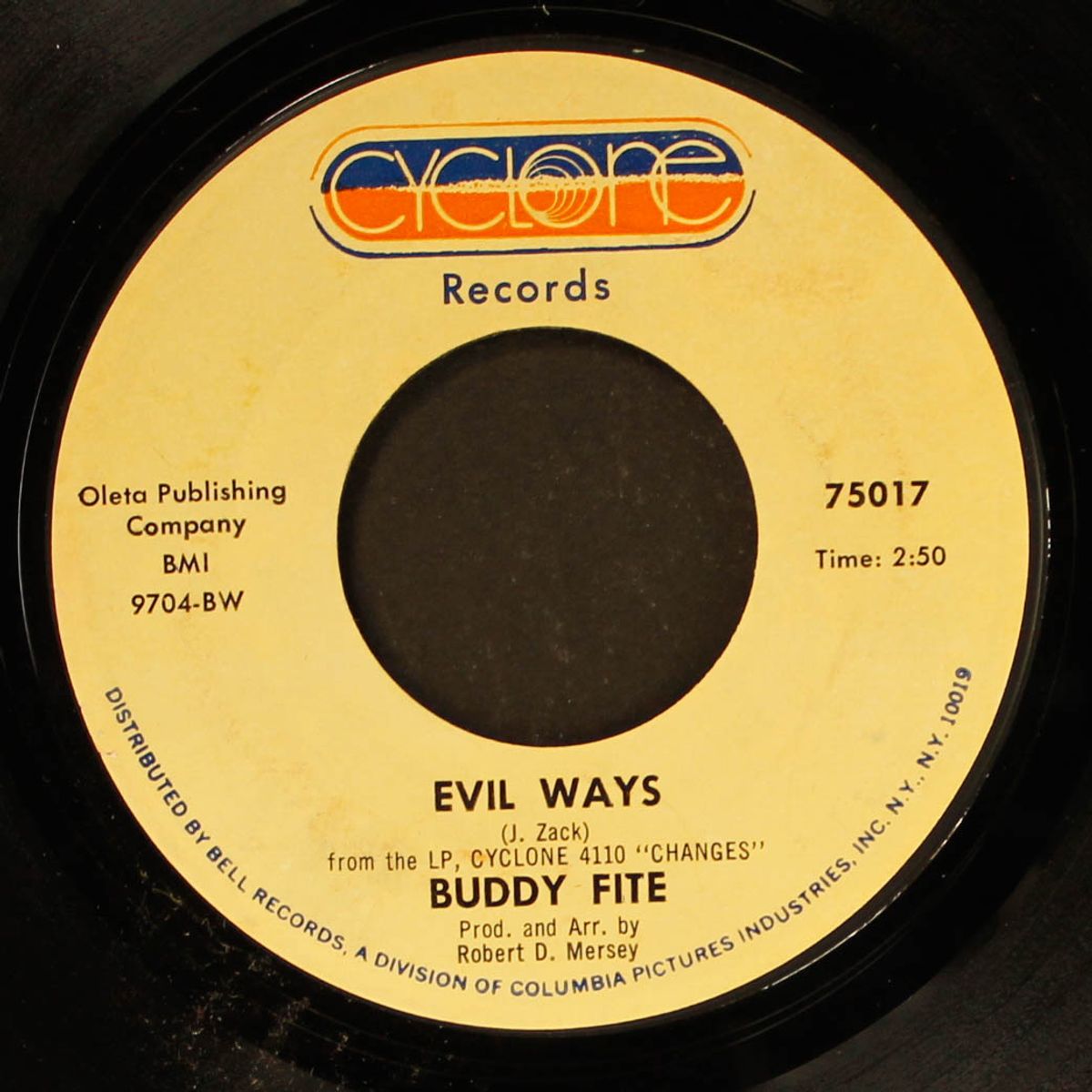 evil ways by BUDDY FITE