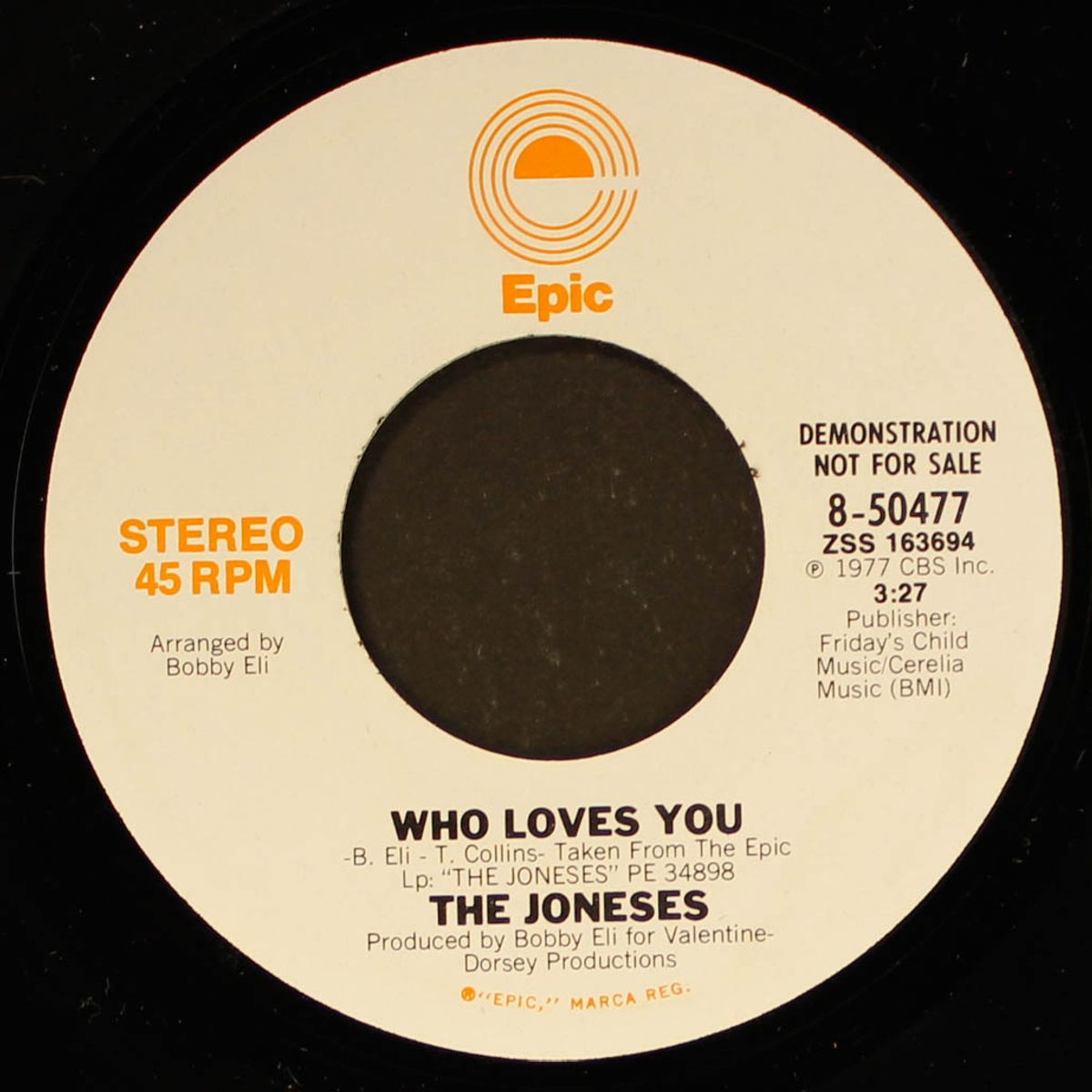 who loves you by JONESES