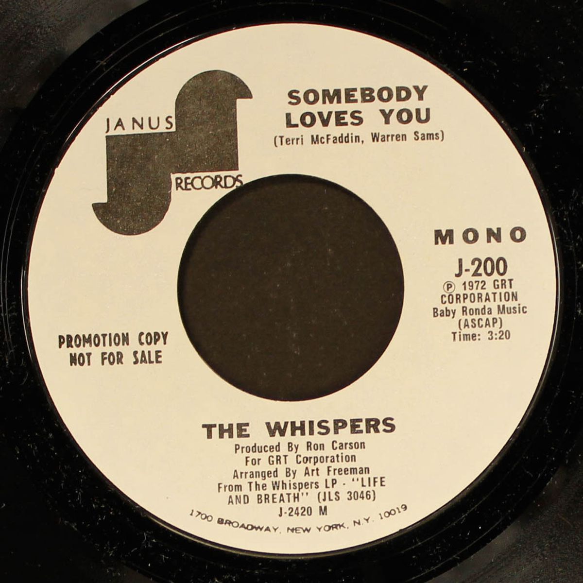 somebody loves you by WHISPERS